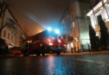 В центре Киева горел ресторан “Алаверды”