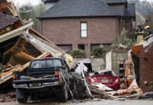 На Алабаму обрушился Торнадо: по меньшей мере пять человек погибли