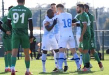 Матч U-19 между “Динамо” и “Антальяспором” закончился массовой дракой