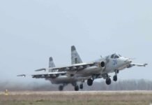 Пара украинских штурмовиков Су-25 нанесла удар по оккупантам в Херсонской области
