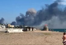 “Говорят, небрежность”. Оккупанты называют свои версии взрывов в Крыму: перехват ГУР