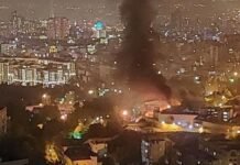 В крупнейшей тюрьме в Тегеране произошел пожар и стрельба