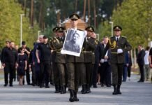 В Україні перепоховали прах Євгена Коновальця