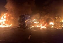 Росіяни скинули 4 КАБи на термінал “Нової пошти” в Сумах