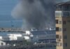 Морські дрони атакували порт Сочі: над узбережжям здійнявся чорний дим