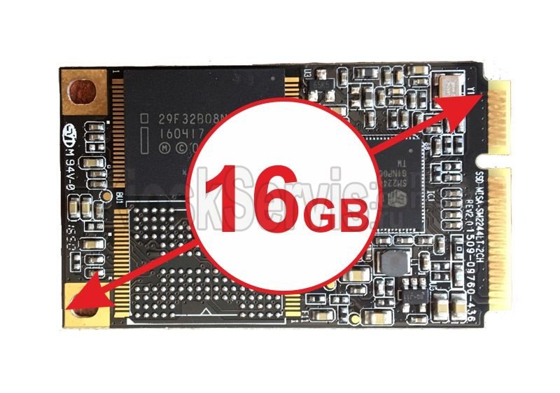 Жесткий диск SSD msata 16 GB