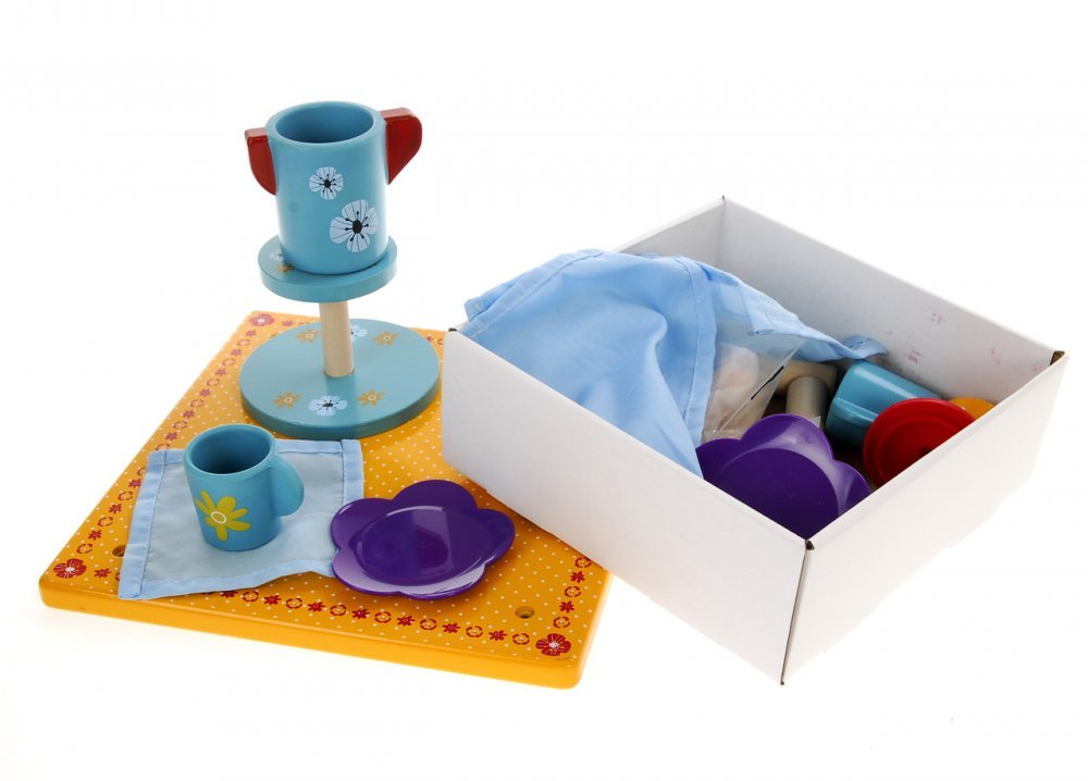 F04-170388, Детский игровой набор "Чайный сервиз", , разноцветный
