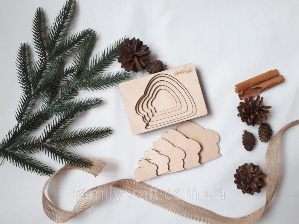 Деревянные пазлы сортер зайчик для детей развивающая игра (Монтессори) моторика рук Дерев'яні пазли 