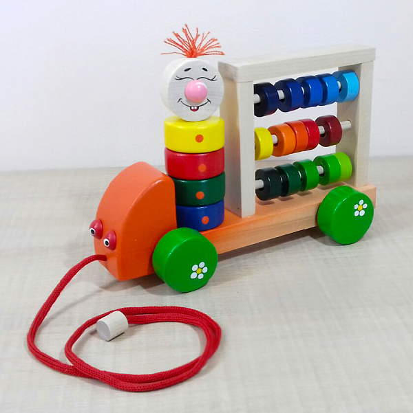 Деревянная игрушка Автомобиль Палитра