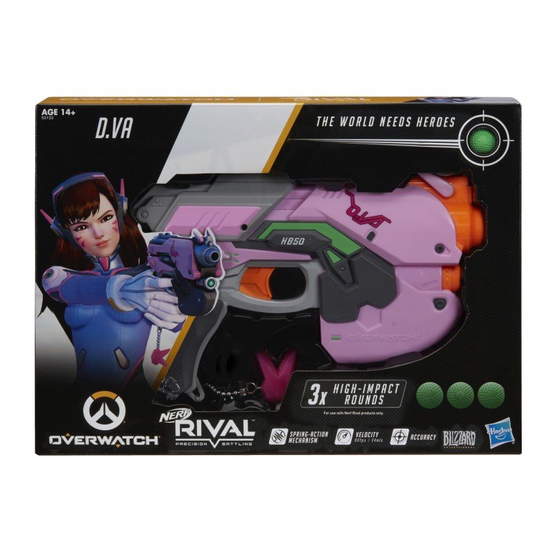 БЛАСТЕР NERF RIVAL OVERWATCH D.VA (E3122)