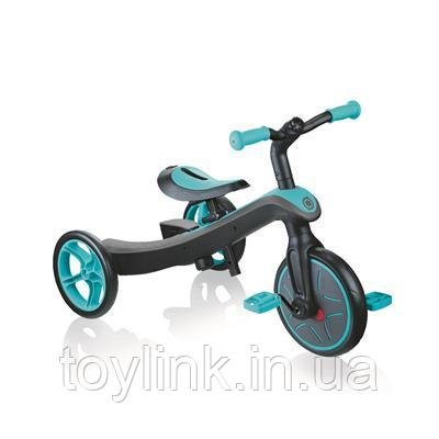 Велосипед детский GLOBBER серии EXPLORER TRIKE 2в1, бирюзовый, до 20кг, 3 колеса