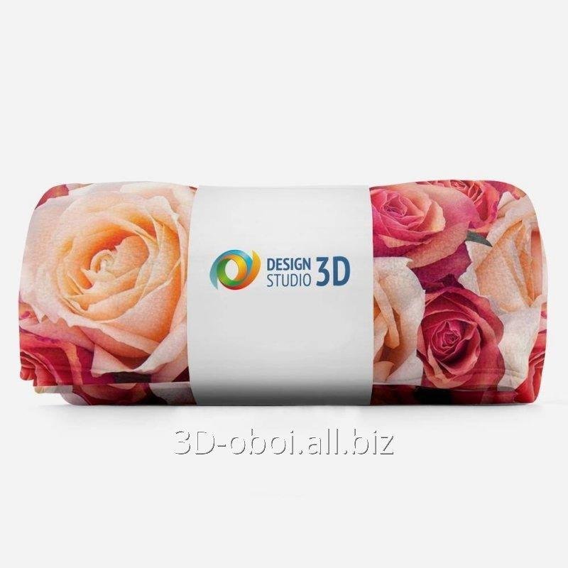 3D Пледы Design Studio 3D 3d Плед «ассорти из роз» Артикул: PLD-ROS-001