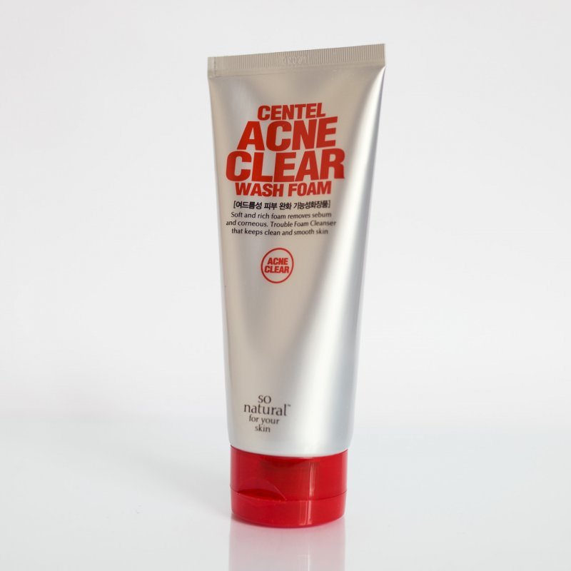 Лечебная пенка для проблемной кожи So Natural Centel Acne Clear Wash Foam