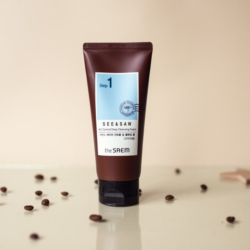 Очищающая пенка для проблемной кожи The Saem See & Saw Ac Control Deep Cleansing Foam