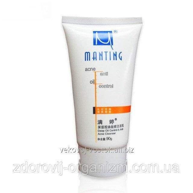 Молочко для умывания "Manting" «Контроль за блеском» очищение кожи