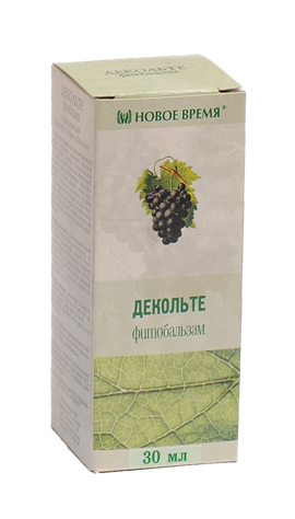Фитобальзам "Декольте" Новое время, 30 мл