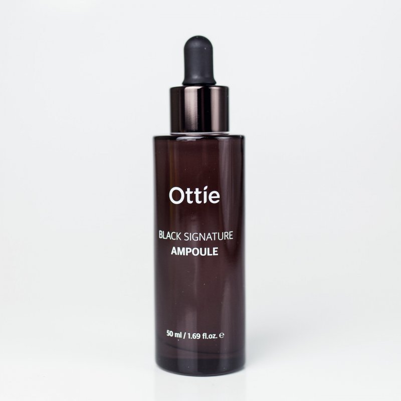 Премиальная сыворотка с муцином черной улитки Ottie Black Signature Ampoule