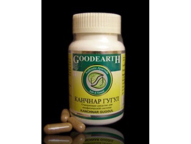 Канчнар гуггул, Kanchnar Guggul, Гудкеар, Лечение лимфатической системы и кожных заболеваниях и др.