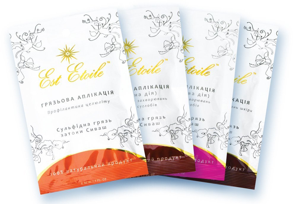 Грязевые аппликации Est Etoile для профилактики заболеваний костей, суставов, кожных заболеваний, це