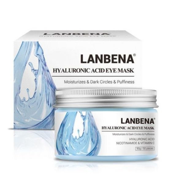 Патчи под глаза LANBENA Hyaluronic Acid Eye Mask от отеков и темных кругов 50 шт