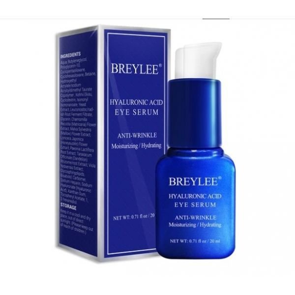 Глубоко увлажняющая сыворотка для кожи вокруг глаз BREYLEE HYALURONIC ACID ANTI-WRINKLE Eye Serum с 