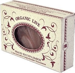 Натуральное мыло Organic Live с маслом ши и перуанским бальзамом Арго