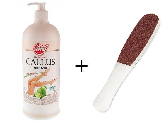 Кислотный пилинг для ног My Nail Callus Remover, 1000мл + Пилка для педикюра 80/150