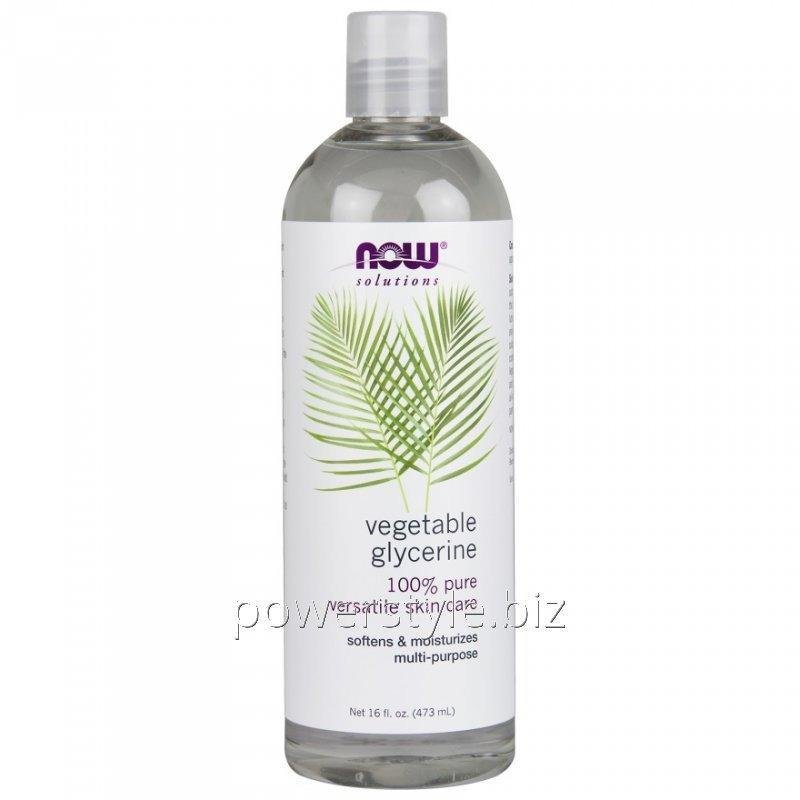 Растительный глицерин NOW Foods, Vegetable Glycerine, 473 мл