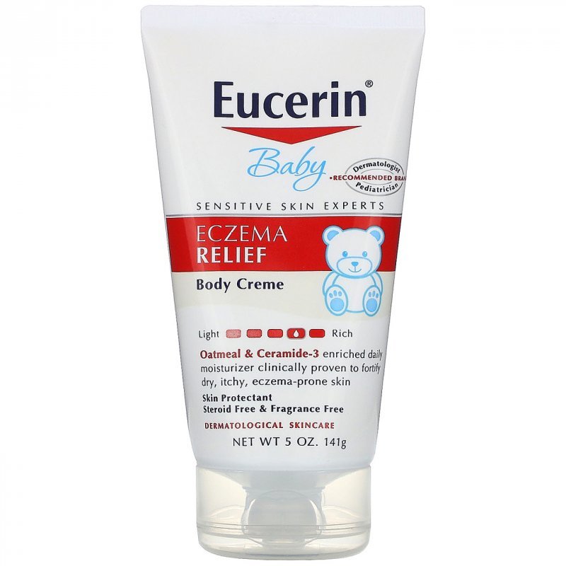 Крем от экземы для малышей Eucerin, Eczema Relief for Baby, крем для тела, 141 г