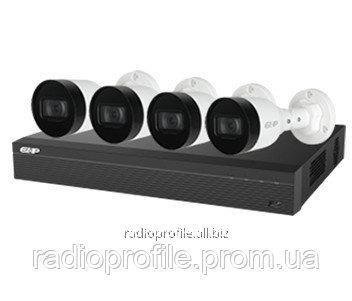 Комплект відеоспостереження Dahua EZIP-KIT / NVR1B04HC-4P / E / 4-B1B20