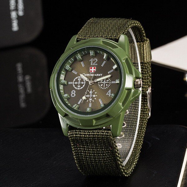 Часы мужские Gemius Swiss army olive TGTW-01-olive