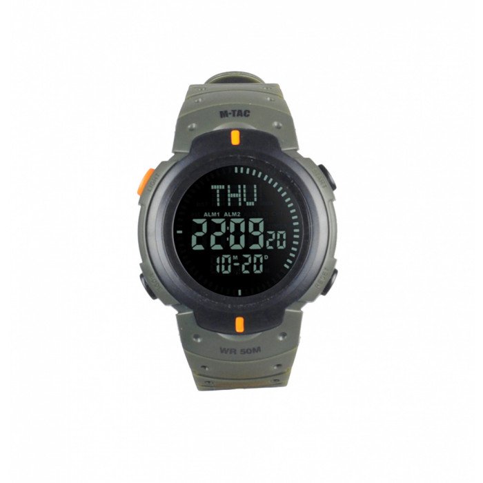 Часы тактические M-Tac с компасом олива