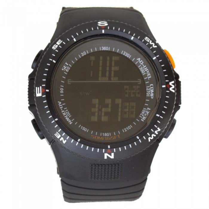 Часы тактические США Water Resistant 5 atm серые