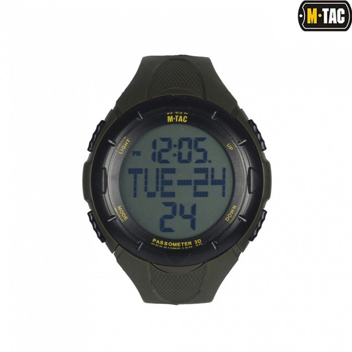 M-Tac Часы тактические с шагомером олива