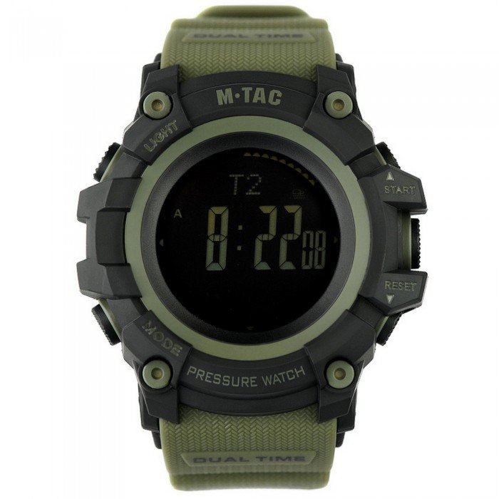M-Tac часы тактические Adventure черные / олива