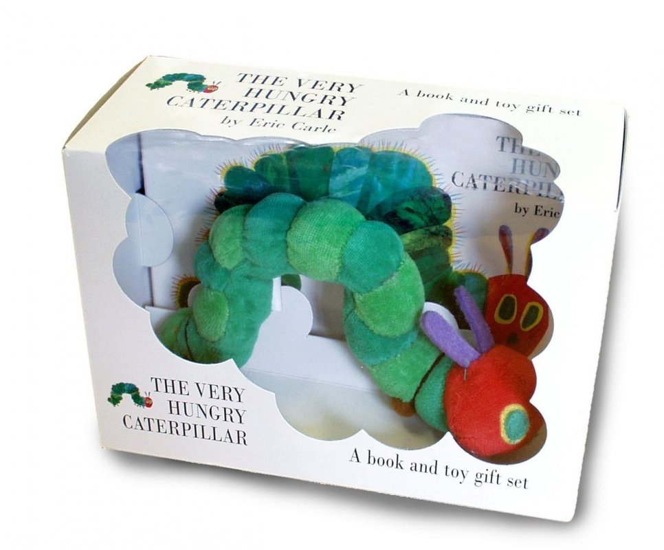 Книга з іграшкою The Very Hungry Caterpillar with toy