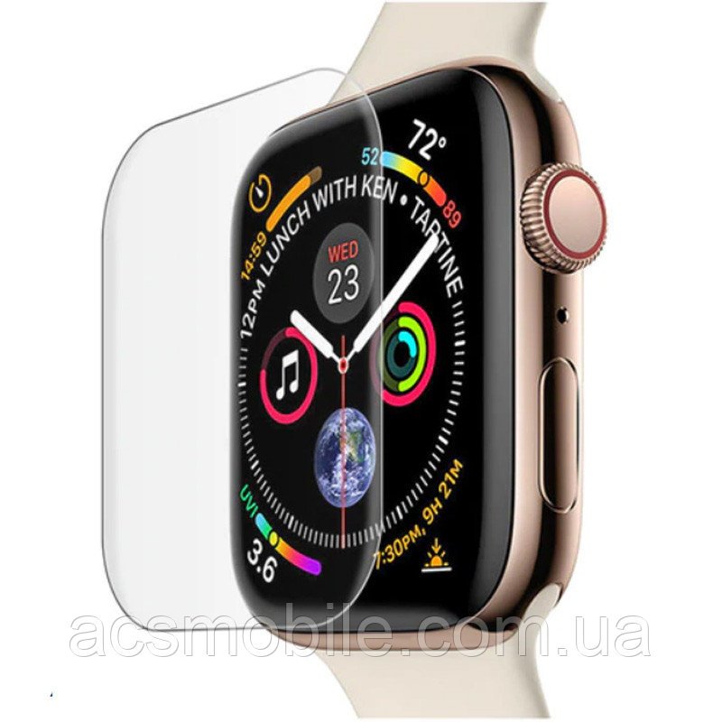 Защитное 3D стекло Mocolo с УФ лампой для Apple watch (44mm)