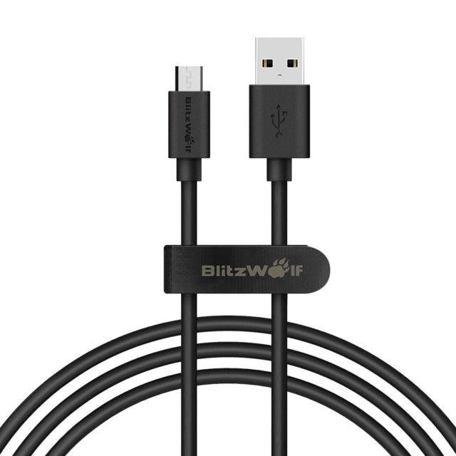 Кабель для смартфонов BlitzWolf® BW-CB7 2.4A Micro USB синхронизация данных до 480 Мбит/c