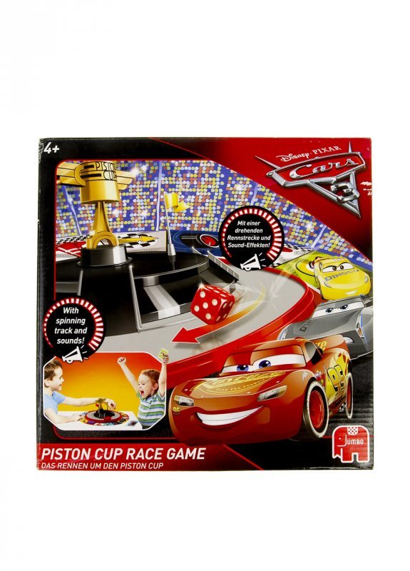 ED-20012, Настольная игра "CARS 3 PISTON CUP", , разноцветный