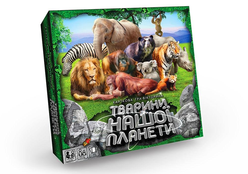 Игра большая настольная "Животные нашей планеты 2" укр. NEW
