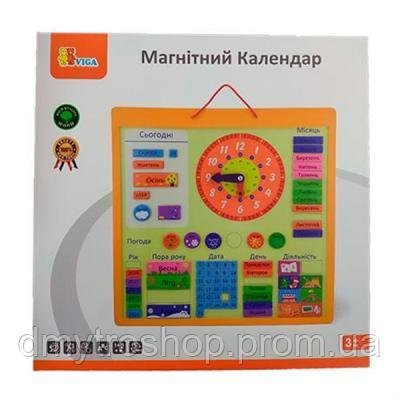 Развивающая игрушка Viga Toys Календарь магнитный (50377)