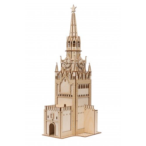 Игрушка деревянная Спасская башня Московского кремля