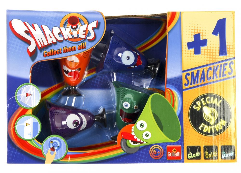 ED1-100372, Игровой набор дартс "Smackies"+1, , разноцветный