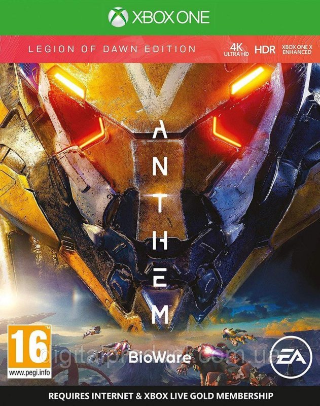 Anthem Xbox One (Икс бокс ван S/X)