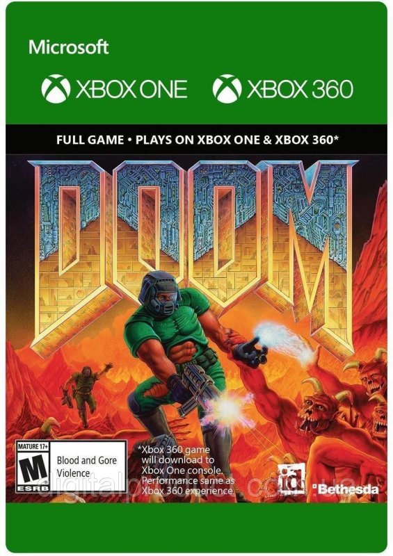 DOOM (1993) для Xbox One (иксбокс ван S/X)