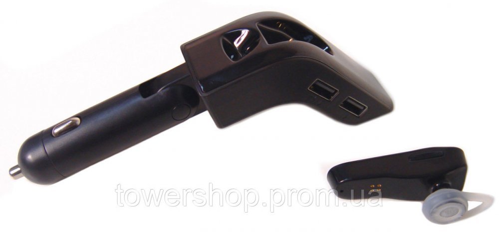 Трансмиттер автомобильный FM Bluetooth V9 с гарнитурой