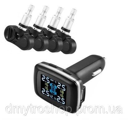 Система контроля давления в шинах TPMS ЖК USB TP620, внутренние датчики