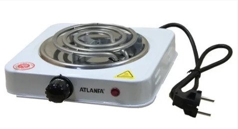 Плита электрическая Atlanfa AT-1751A 1000W Белый