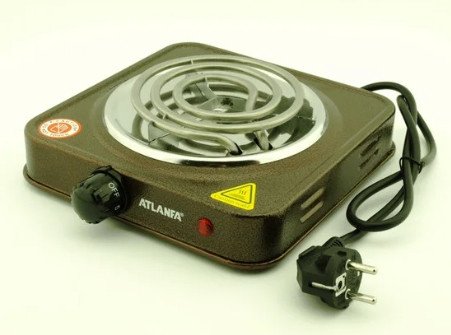 Плита электрическая Atlanfa AT-1751A 1000W Бронзовый