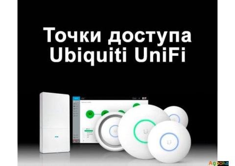 Мощные наружные и внутренние точки доступа UniFi любых моделей